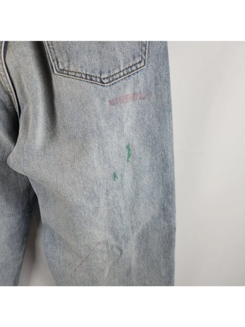 Levis 550 '92 Jeans Mens 32x29 Relaxed Taper Stained Distressed New